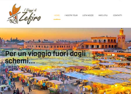 sito I Viaggi di Zefiro